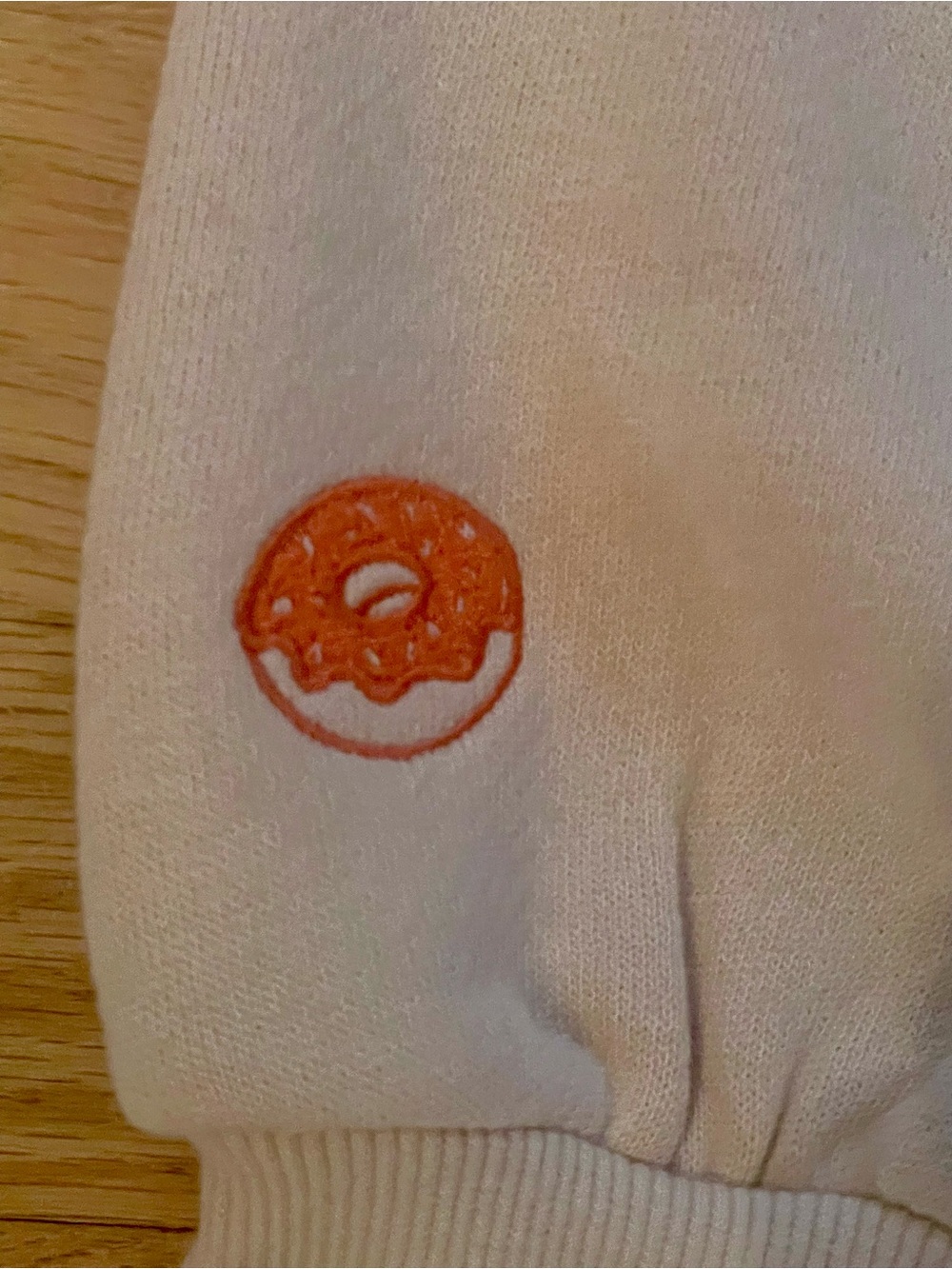 PARKE x Dunkin’ Varsity Mockneck Sweatshirt S/M + Tumbler RARE - Picture 5 of 8